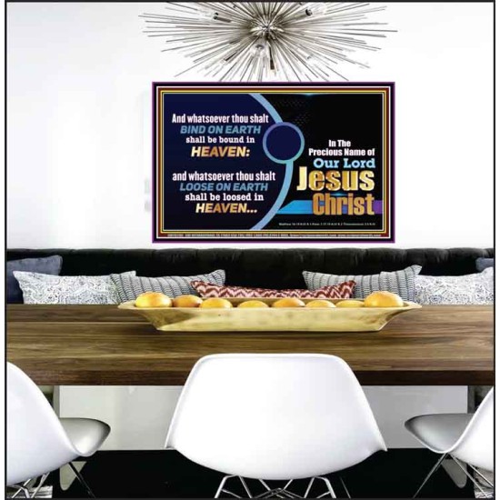 WHATSOEVER THOU SHALT BIND ON EARTH  Custom Wall Art  GWPEACE10298  