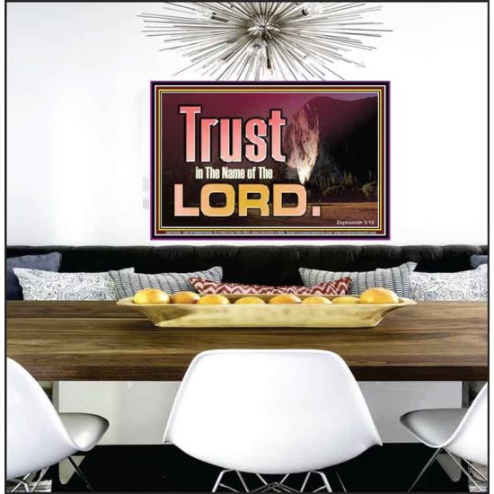 TRUST IN THE NAME OF THE LORD  Unique Scriptural ArtWork  GWPEACE10303  