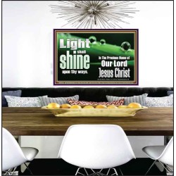 THE LIGHT SHINE UPON THEE  Custom Wall Décor  GWPEACE10314  "14X12"