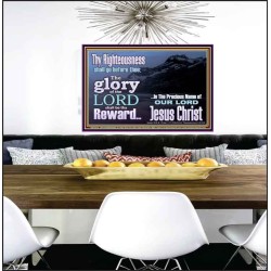 THE GLORY OF THE LORD WILL BE UPON YOU  Custom Inspiration Scriptural Art Poster  GWPEACE10320  "14X12"