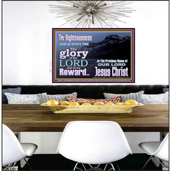 THE GLORY OF THE LORD WILL BE UPON YOU  Custom Inspiration Scriptural Art Poster  GWPEACE10320  