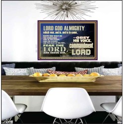REBEL NOT AGAINST THE COMMANDMENTS OF THE LORD  Ultimate Inspirational Wall Art Picture  GWPEACE10380  "14X12"