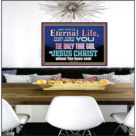 CHRIST JESUS THE ONLY WAY TO ETERNAL LIFE  Sanctuary Wall Poster  GWPEACE10397  