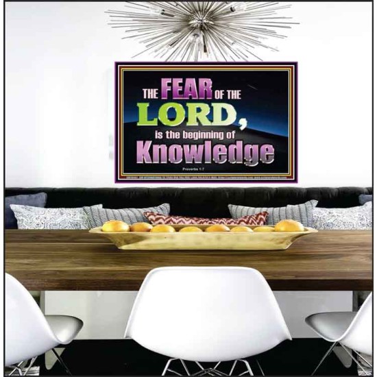 FEAR OF THE LORD THE BEGINNING OF KNOWLEDGE  Ultimate Power Poster  GWPEACE10401  