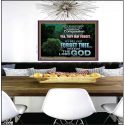 I WILL NOT FORGET YOU THUS SAITH THE LORD  Ultimate Inspirational Wall Art Poster  GWPEACE10416  