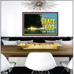 DO NOT TAKE THE GRACE OF GOD IN VAIN  Ultimate Power Poster  GWPEACE10419  "14X12"