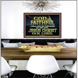 CALLED UNTO FELLOWSHIP WITH CHRIST JESUS  Scriptural Wall Art  GWPEACE10436  "14X12"