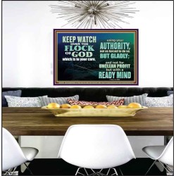 WATCH THE FLOCK OF GOD IN YOUR CARE  Scriptures Décor Wall Art  GWPEACE10439  "14X12"