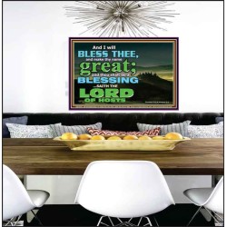THOU SHALL BE A BLESSINGS  Poster Scripture   GWPEACE10451  "14X12"