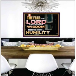 BEFORE HONOUR IS HUMILITY  Scriptural Poster Signs  GWPEACE10455  "14X12"