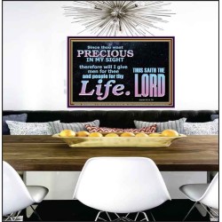 YOU ARE PRECIOUS IN THE SIGHT OF THE LIVING GOD  Modern Christian Wall Décor  GWPEACE10490  "14X12"