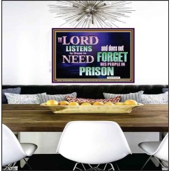 THE LORD NEVER FORGET HIS CHILDREN  Christian Artwork Poster  GWPEACE10507  "14X12"