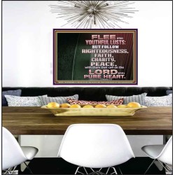 FOLLOW RIGHTEOUSNESS  Scriptural Wall Art  GWPEACE10575  "14X12"