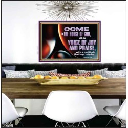 THE VOICE OF JOY AND PRAISE  Wall Décor  GWPEACE10589  "14X12"