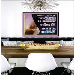 GIVE YOURSELF TO DO THE DESIRES OF GOD  Inspirational Bible Verses Poster  GWPEACE10628B  "14X12"