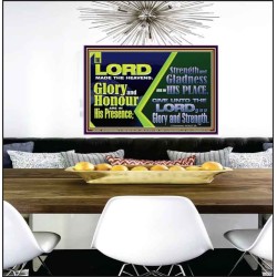 GLORY AND HONOUR ARE IN HIS PRESENCE  Eternal Power Poster  GWPEACE10667  "14X12"
