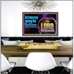 THE LORD REIGNETH FOREVER  Church Poster  GWPEACE10668  "14X12"