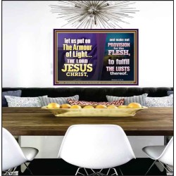 THE ARMOUR OF LIGHT OUR LORD JESUS CHRIST  Ultimate Inspirational Wall Art Poster  GWPEACE10689  "14X12"