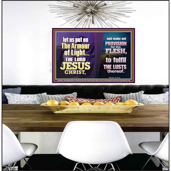 THE ARMOUR OF LIGHT OUR LORD JESUS CHRIST  Ultimate Inspirational Wall Art Poster  GWPEACE10689  