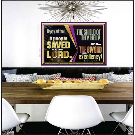 O PEOPLE SAVED BY THE LORD  Children Room Wall Poster  GWPEACE10699  