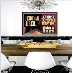 JEHOVAHJIREH THE PROVIDER FOR OUR LIVES  Righteous Living Christian Poster  GWPEACE10714  "14X12"
