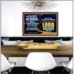 THE WORD OF THE LORD IS CERTAIN AND IT WILL HAPPEN  Modern Christian Wall Décor  GWPEACE10780  "14X12"