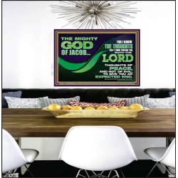 FOR I KNOW THE THOUGHTS THAT I THINK TOWARD YOU  Christian Wall Art Wall Art  GWPEACE10781  "14X12"