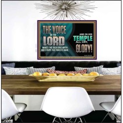 THE VOICE OF THE LORD MAKES THE DEER GIVE BIRTH  Art & Wall Décor  GWPEACE10789  "14X12"