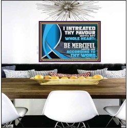 BE MERCIFUL UNTO ME ACCORDING TO THY WORD  Ultimate Power Poster  GWPEACE12038  "14X12"