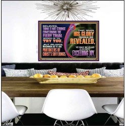 THINK IT NOT STRANGE CONCERNING THE FIERY TRIAL WHICH IS TO TRY YOU  Modern Christian Wall Décor Poster  GWPEACE12071  "14X12"