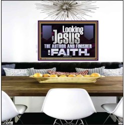 LOOKING UNTO JESUS THE AUTHOR AND FINISHER OF OUR FAITH  Décor Art Works  GWPEACE12116  "14X12"