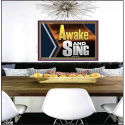 AWAKE AND SING  Affordable Wall Art  GWPEACE12122  "14X12"