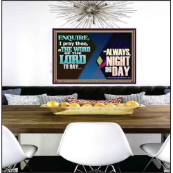 THE WORD OF THE LORD TO DAY  New Wall Décor  GWPEACE12151  "14X12"