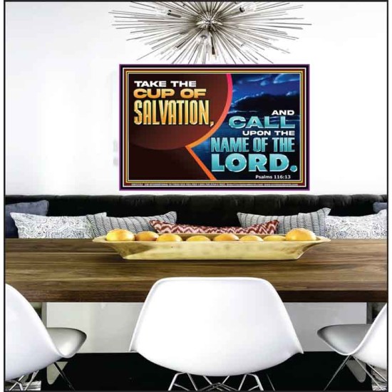 TAKE THE CUP OF SALVATION  Art & Décor Poster  GWPEACE12152  