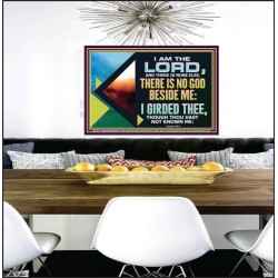 THERE IS NO GOD BESIDE ME  Bible Verse for Home Poster  GWPEACE12171  "14X12"