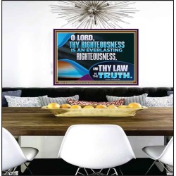 O LORD THY LAW IS THE TRUTH  Ultimate Inspirational Wall Art Picture  GWPEACE12179  "14X12"