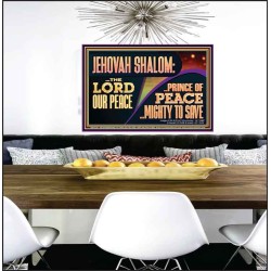 JEHOVAH SHALOM THE LORD OUR PEACE PRINCE OF PEACE  Righteous Living Christian Poster  GWPEACE12251  "14X12"