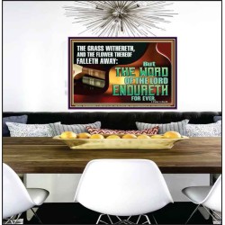 THE WORD OF THE LORD ENDURETH FOR EVER  Sanctuary Wall Poster  GWPEACE12434  "14X12"
