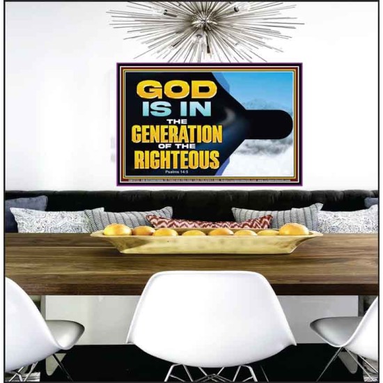 GOD IS IN THE GENERATION OF THE RIGHTEOUS  Scripture Art  GWPEACE12722  
