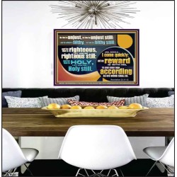 BE RIGHTEOUS STILL  Bible Verses Wall Art  GWPEACE12950  "14X12"