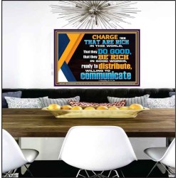 DO GOOD AND BE RICH IN GOOD WORKS  Religious Wall Art   GWPEACE12980  "14X12"