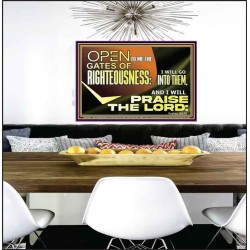 OPEN TO ME THE GATES OF RIGHTEOUSNESS  Children Room Décor  GWPEACE13036  "14X12"