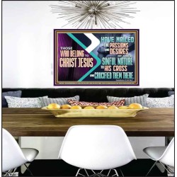 THOSE WHO BELONG TO CHRIST JESUS  Ultimate Power Poster  GWPEACE13051  "14X12"