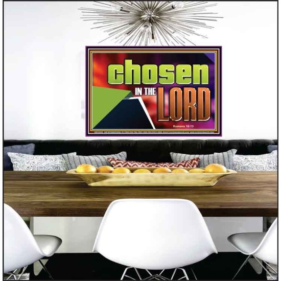 CHOSEN IN THE LORD  Wall Décor Poster  GWPEACE13099  