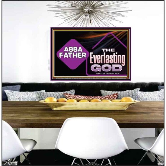 ABBA FATHER THE EVERLASTING GOD  Biblical Art Poster  GWPEACE13139  