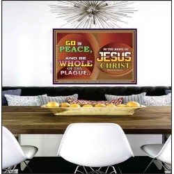 BE MADE WHOLE OF YOUR PLAGUE  Sanctuary Wall Poster  GWPEACE9538  "14X12"