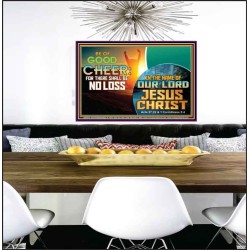 THERE SHALL BE NO LOSS  Righteous Living Christian Poster  GWPEACE9543  "14X12"