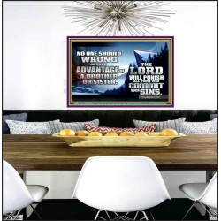 DO NOT TAKE ADVANTAGE OF YOUR BRETHREN  Children Room Poster  GWPEACE9589  "14X12"