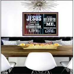 I AM THE RESURRECTION AND THE LIFE  Kitchen Wall Art Poster  GWPEACE9789  