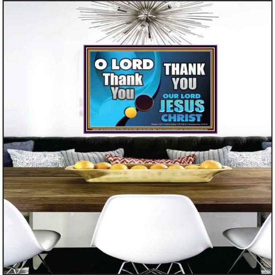 THANK YOU OUR LORD JESUS CHRIST  Custom Biblical Painting  GWPEACE9907  